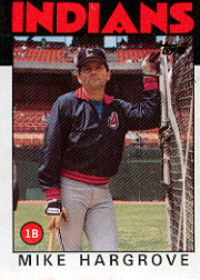 1986 Topps Baseball Cards      136     Mike Hargrove